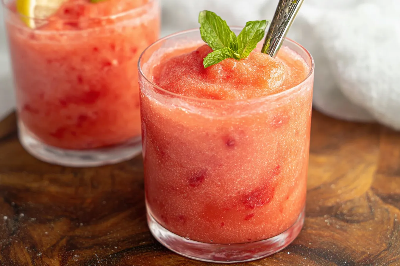 Strawberry Lemonade Slushie