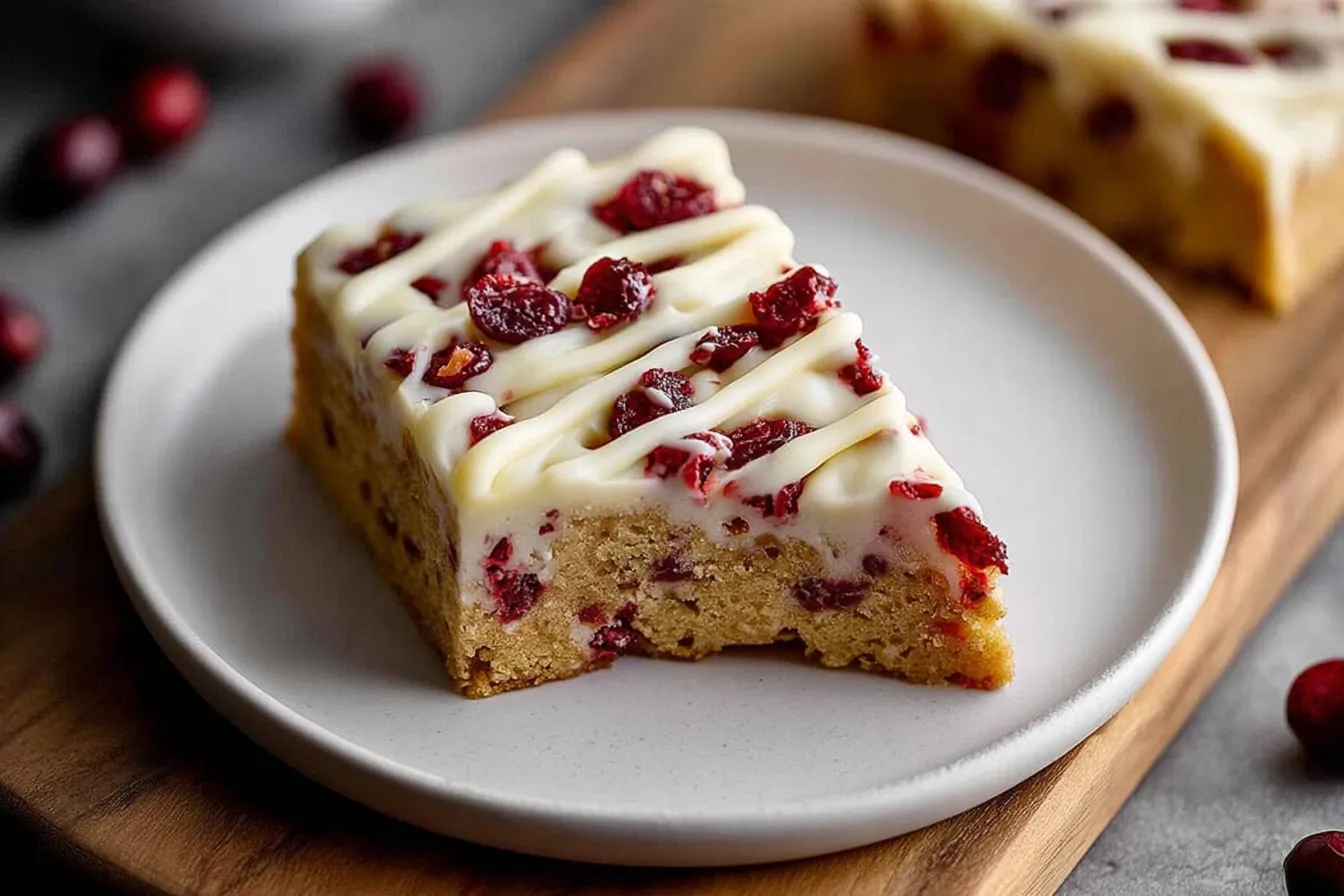 Tasty Starbucks Copycat Cranberry Bliss Bars