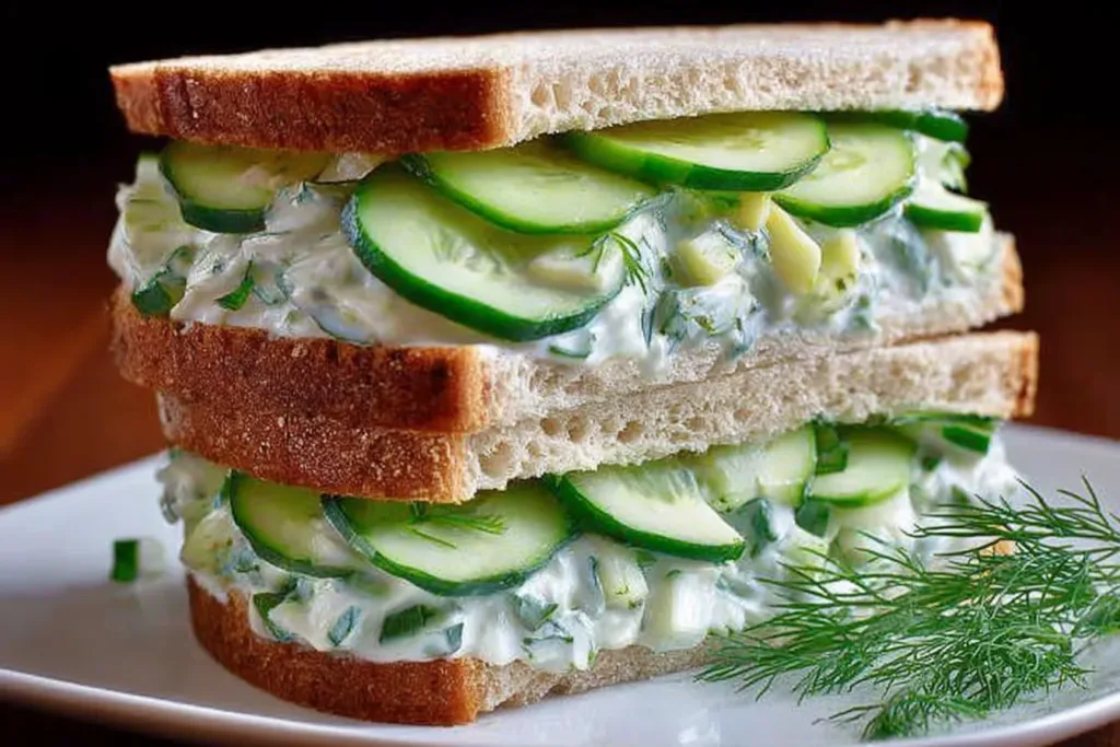 Delicious Cucumber Salad Sandwiches Recipe – Refreshing for Summer 4 Delicious Cucumber Salad Sandwiches Recipe – Perfect Summer Snack