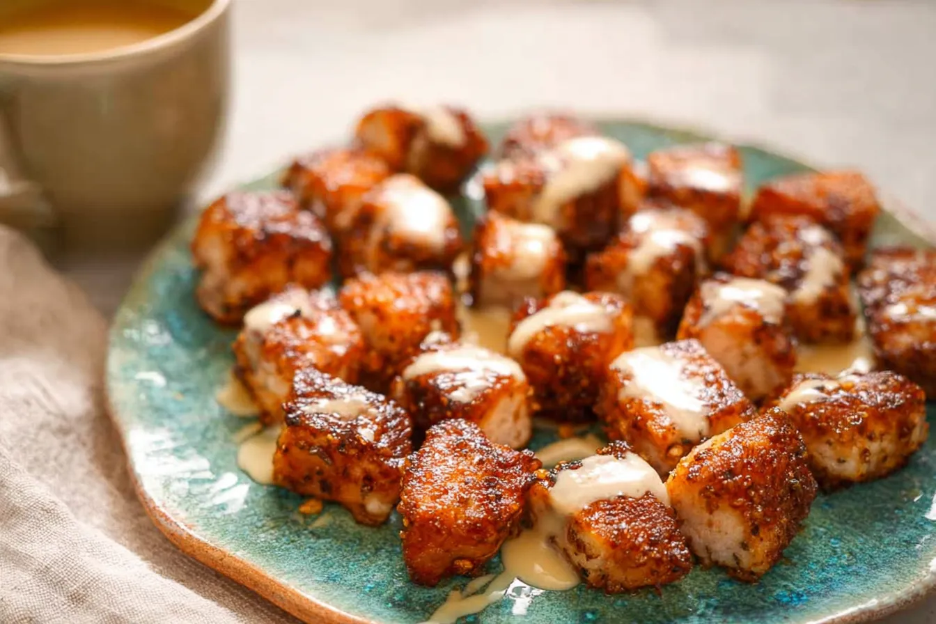 15-Minute Bang Bang Salmon Bites (Air Fryer)