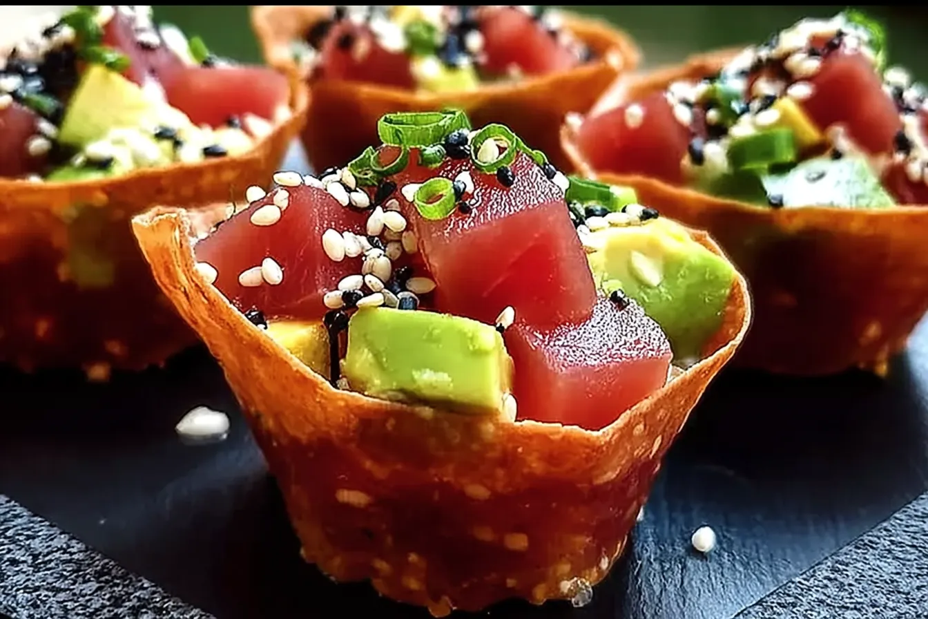 Ahi Tuna Poke Cups: An Amazing Ultimate Recipe You Must Try