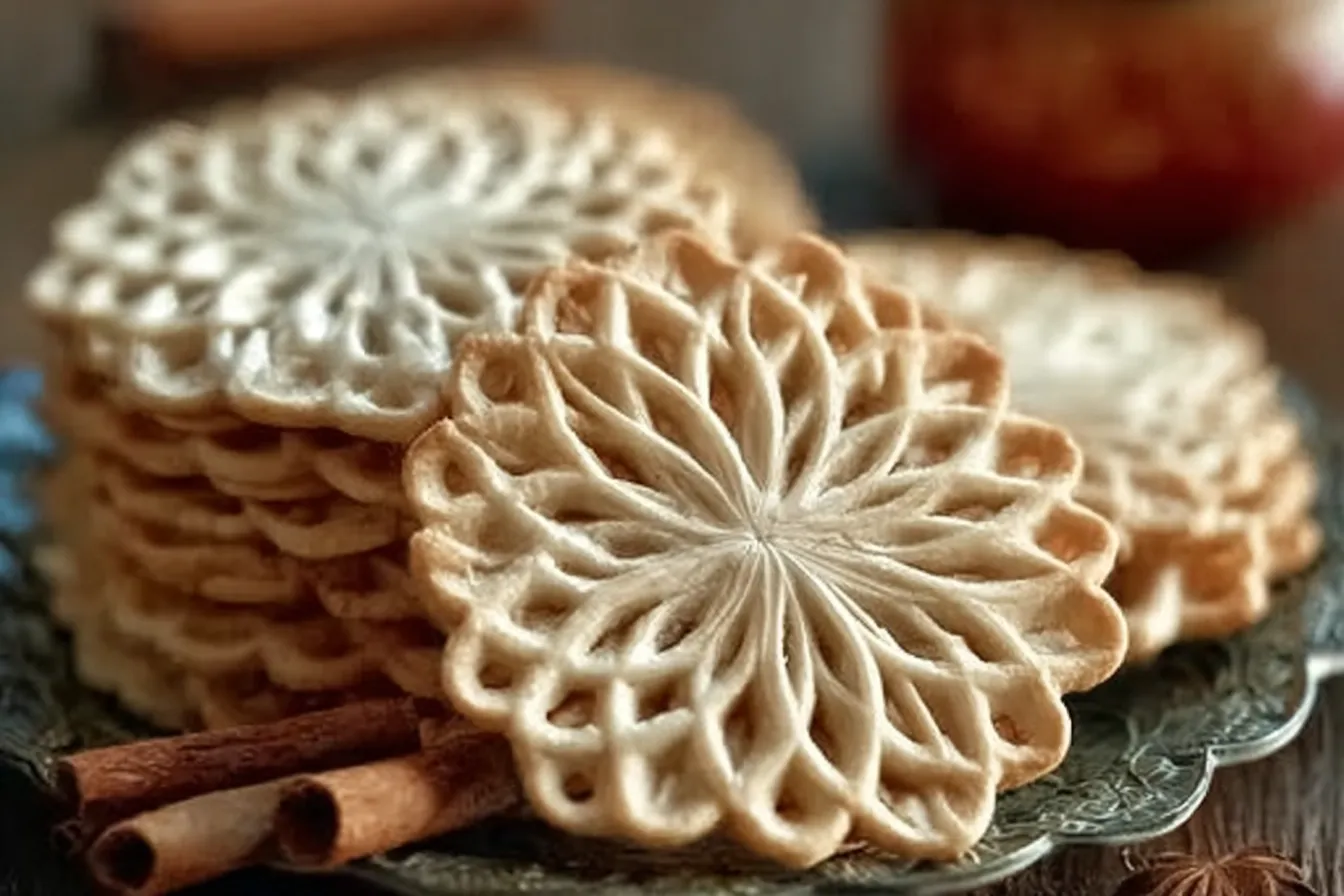 Anise Pizzelle Cookies
