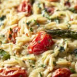 Baked Feta Orzo in a Creamy Sauce