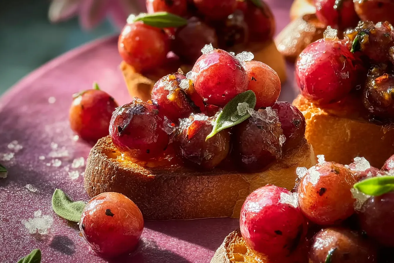 Balsamic Roasted Grapes