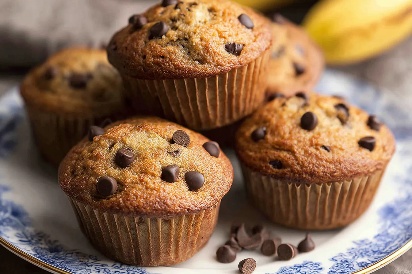 Banana Chocolate Chip Muffins: Irresistibly Delicious Treats 4 Banana Chocolate Chip Muffins