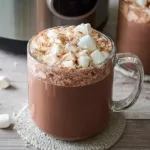 Best Slow Cooker Hot Chocolate in a Cozy Mug