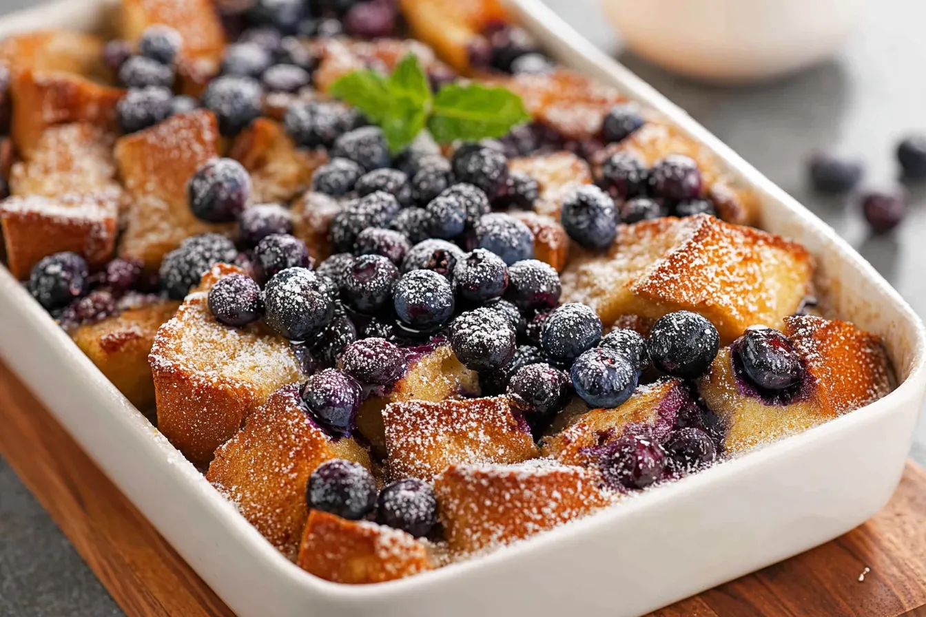 Blueberry French Toast Casserole