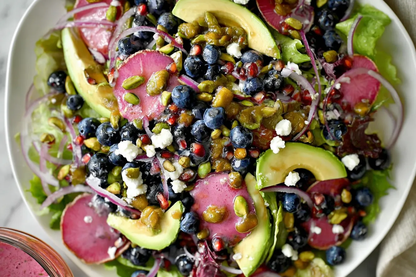 Blueberry Pistachio Spring Salad