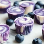 Blueberry Swirl Yogurt Bites Ready to Enjoy