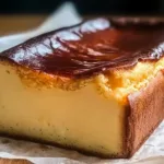 Burnt Basque Cheesecake in a Loaf Pan - Decadent Dessert