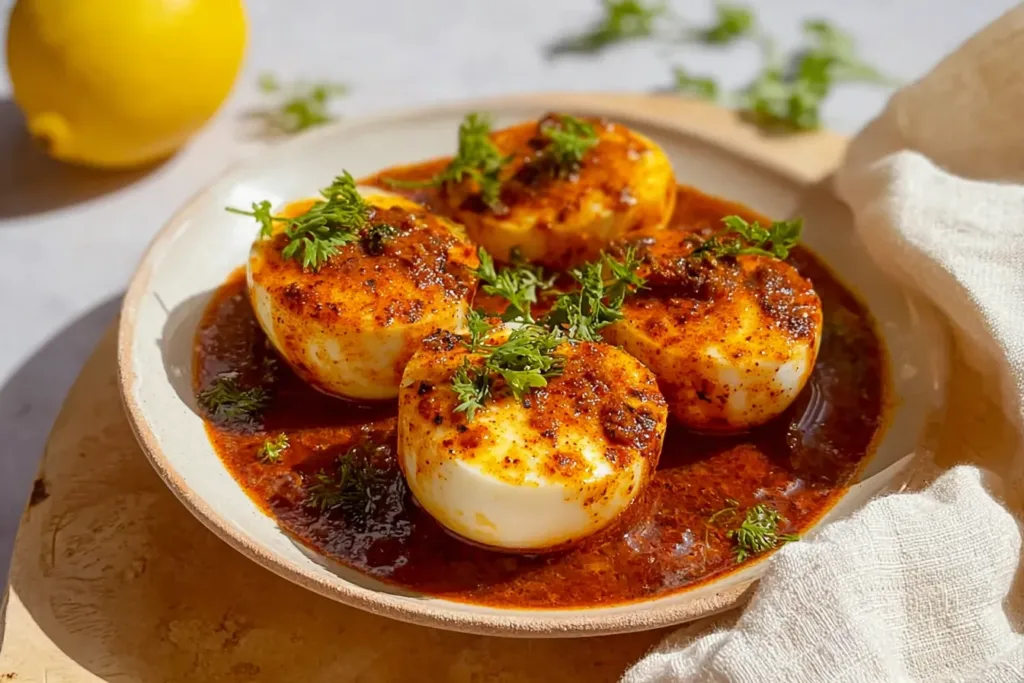 Cajun Boiled Eggs - Flavorful and Spicy Snack