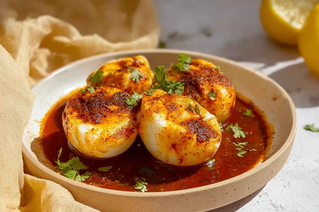 Cajun Boiled Eggs (Viral Egg Boil Recipe) - A Flavor Explosion! 4 Cajun Boiled Eggs (Viral Egg Boil Recipe)