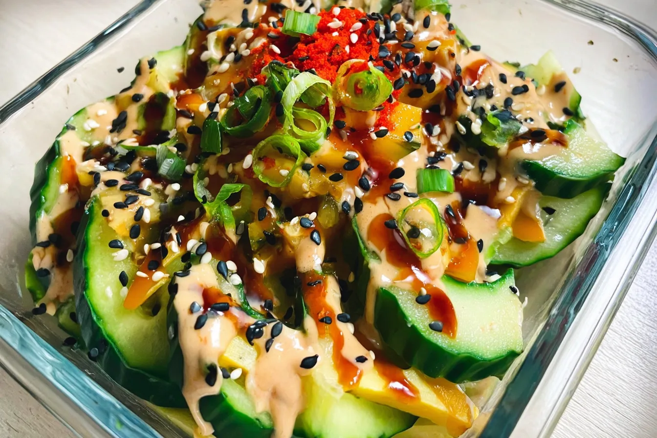 California Roll Cucumber Salad