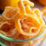 Homemade Candied Orange Peel Platter