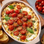Fresh Caprese Dip in a Serving Bowl