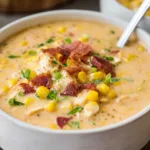 Chicken Corn Chowder in a Bowl