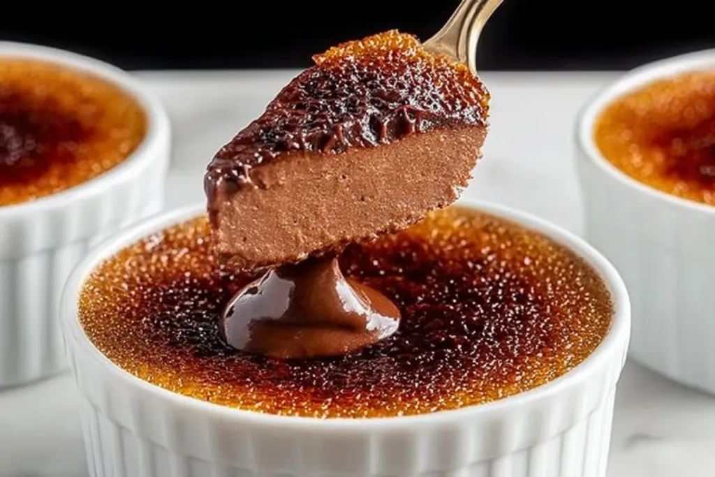 Luscious Chocolate Chocolate Creme Brulee