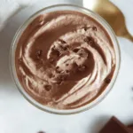 Creamy Chocolate Greek Yogurt in a Bowl