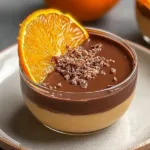 Chocolate Orange Posset Dessert in a Glass