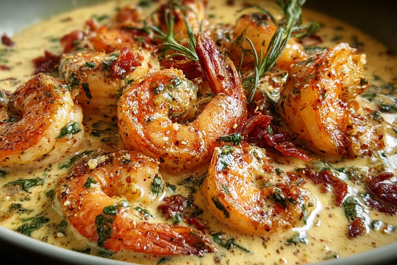 Creamy Tuscan Garlic Shrimp