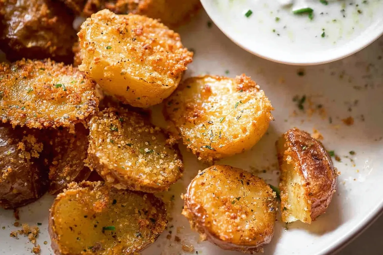 Crispy Roasted Parmesan Potatoes