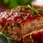 Delicious Crockpot Meatloaf Ready to Serve