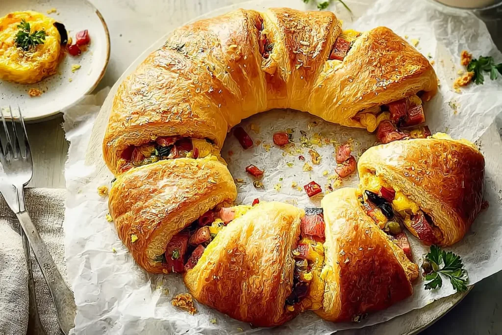 Delicious Crescent Breakfast Ring for Cozy Weekend Mornings