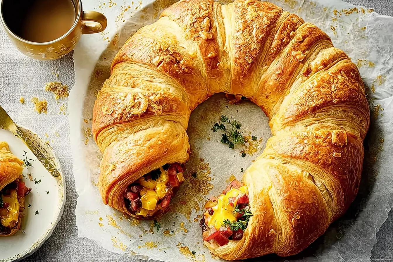 Delicious Crescent Breakfast Ring for Cozy Weekend Mornings