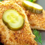 Dill Pickle Chicken on a Plate