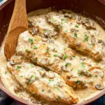 Easy Cream Cheese Chicken on a Plate