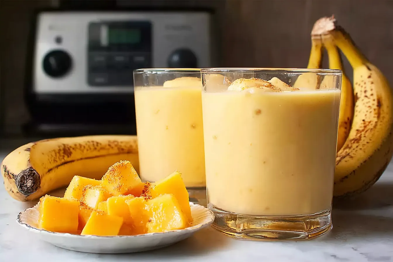 Easy Mango Banana Smoothie