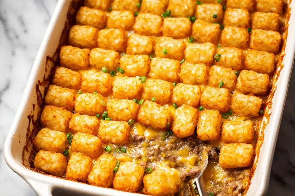Easy Tater Tot Casserole - Comfort Food Delight