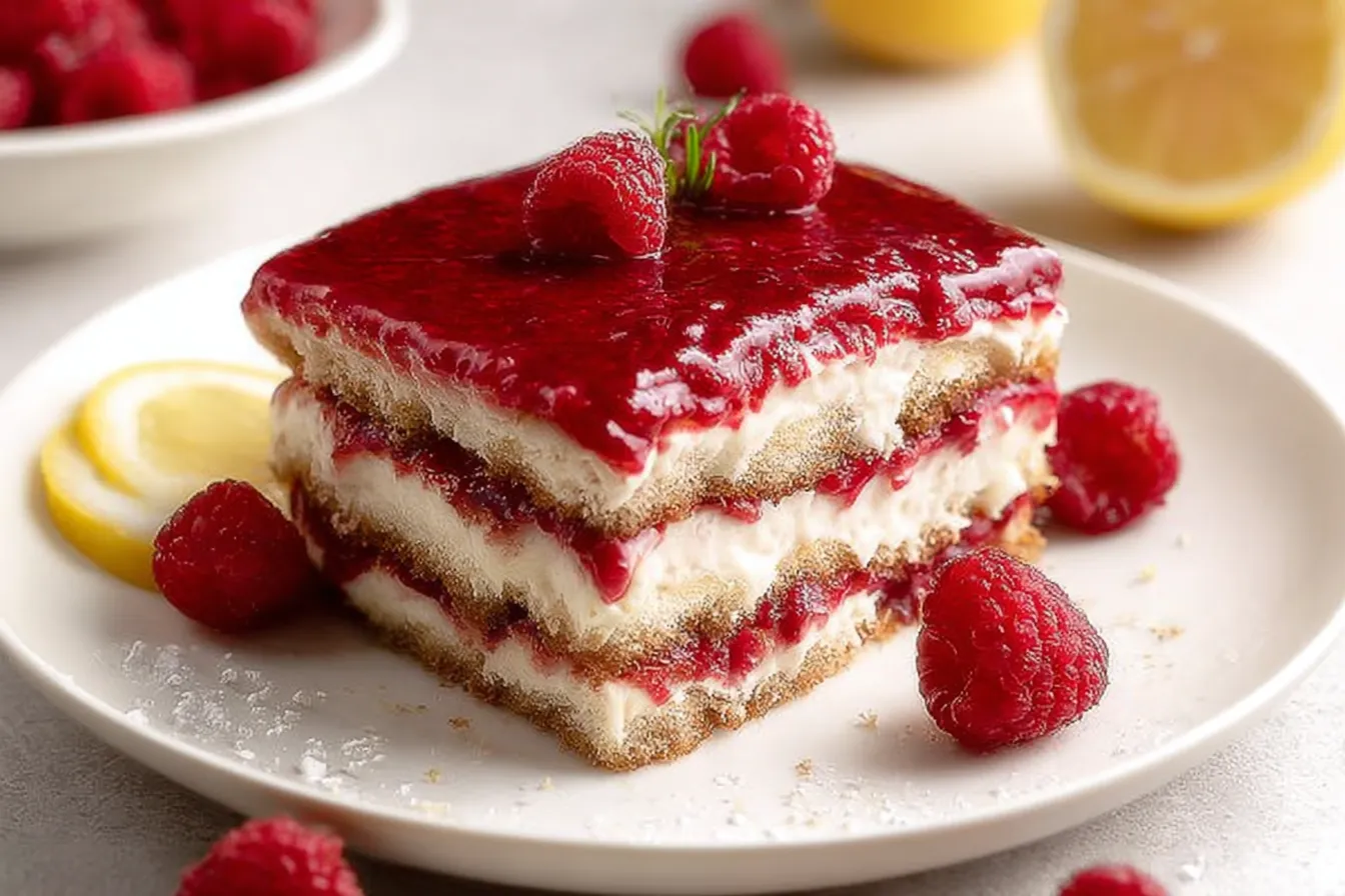  Fresh Raspberry Tiramisu