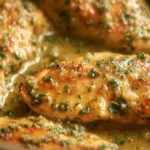 Delicious Garlic Butter Chicken on a Plate