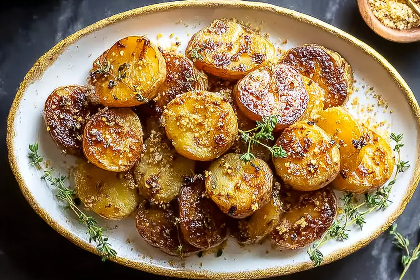 Garlic-Parmesan Melting Potatoes