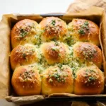 Delicious Garlic Parmesan Pull-Apart Rolls Fresh Out of the Oven