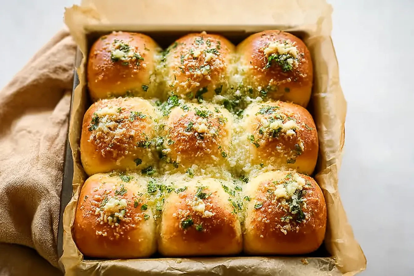 Garlic Parmesan Pull-Apart Rolls
