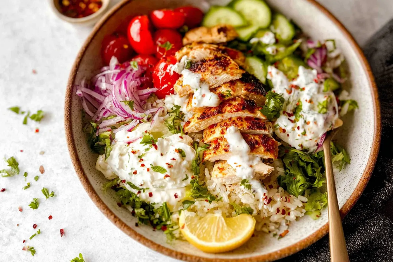 Greek Chicken Bowls 