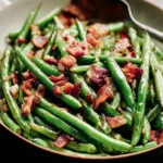 Green Beans with Bacon and Garlic - Perfect Side Dish