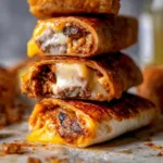 Delicious Grilled Cheese Burrito on a Plate