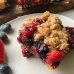 Healthy Oatmeal Bars Breakfast (Gluten Free + Vegan) Recipe