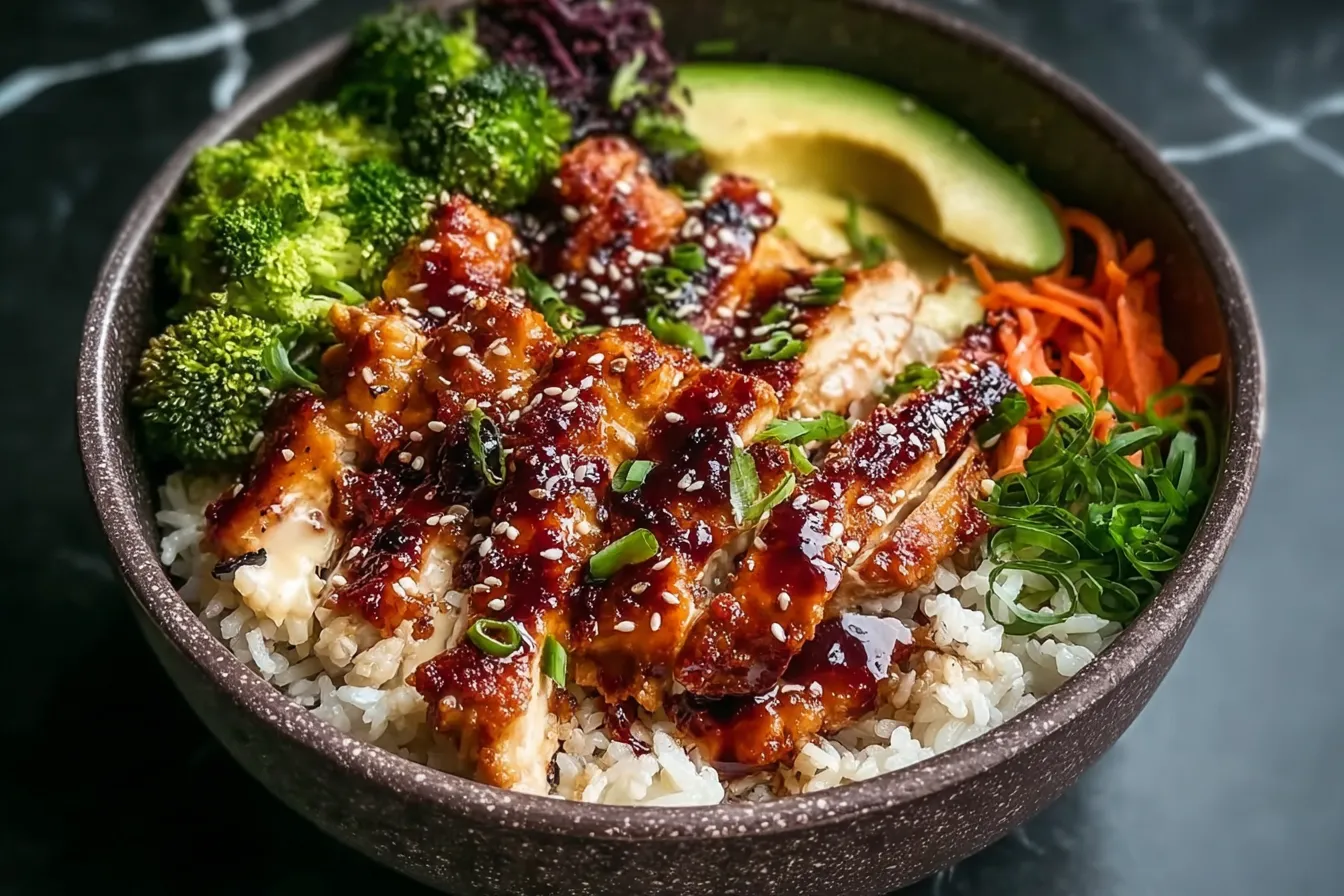 Healthy Sticky Chicken Bowls: Effortlessly Delicious Dinner! 4 Healthy Sticky Chicken Bowls: Effortlessly Delicious Dinner!