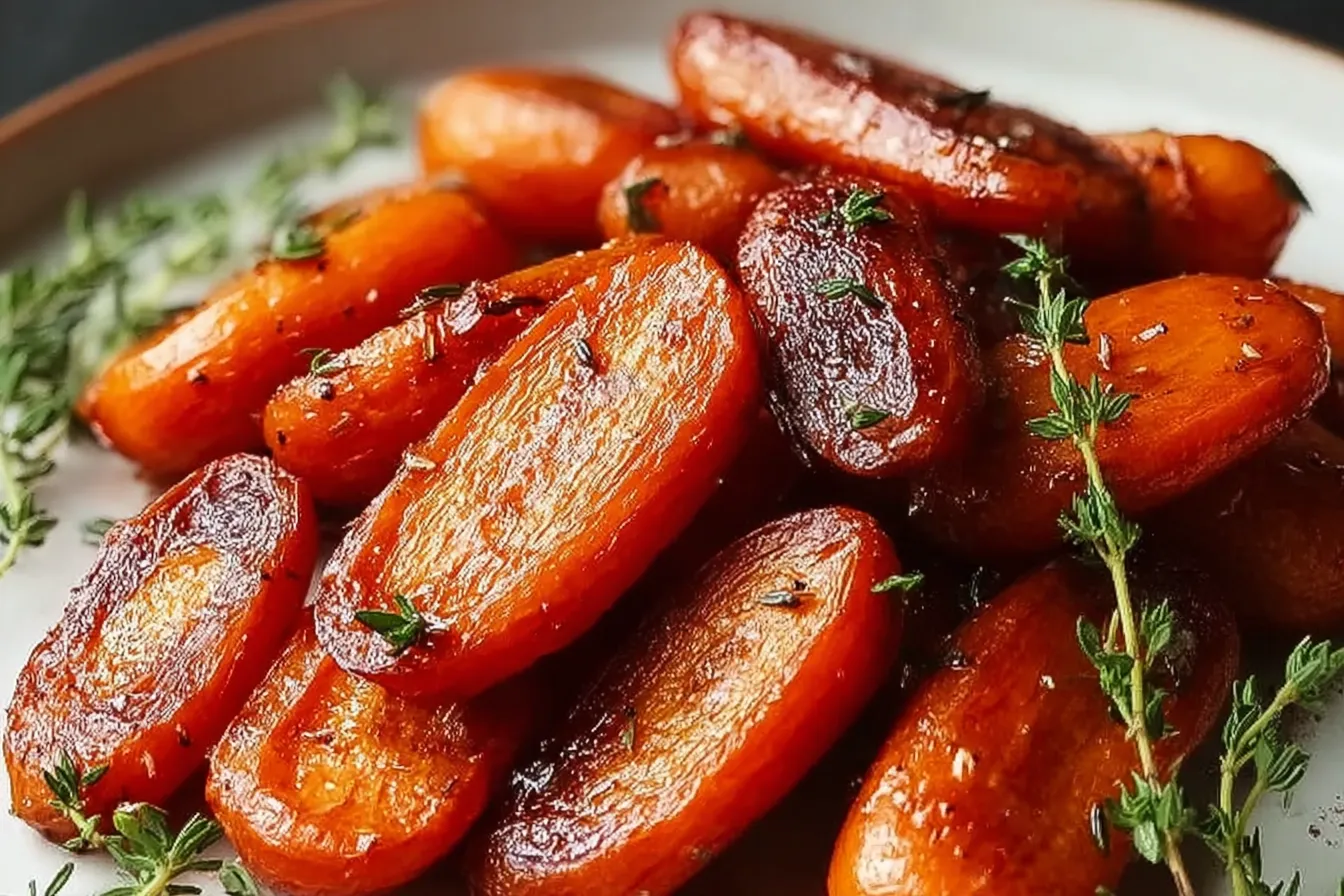 Honey Roasted Carrots with Thyme