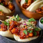 Korean Chicken Bao Buns Freshly Made