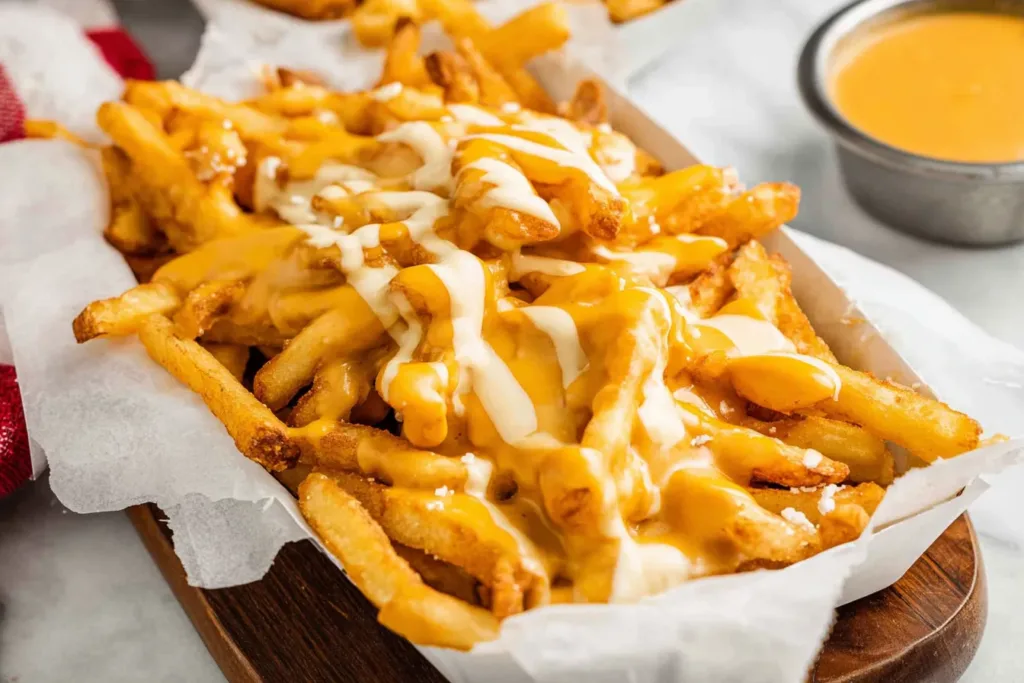 Delicious Louisiana Voodoo Fries with Spicy Toppings