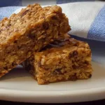 Oatmeal Peanut Butter Bars Freshly Baked