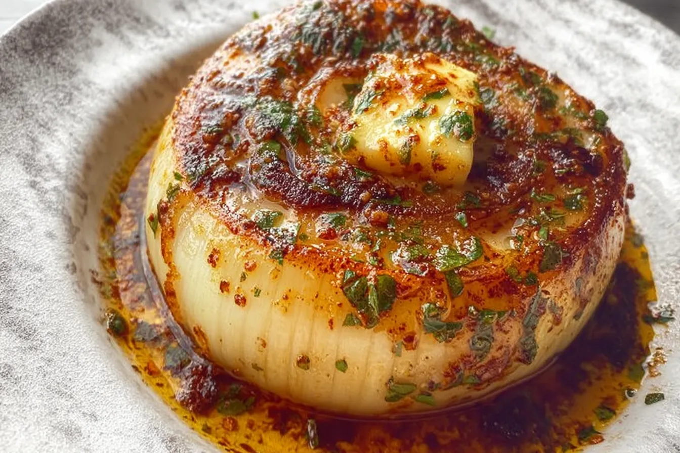 Onion Bake with Butter and Herbs