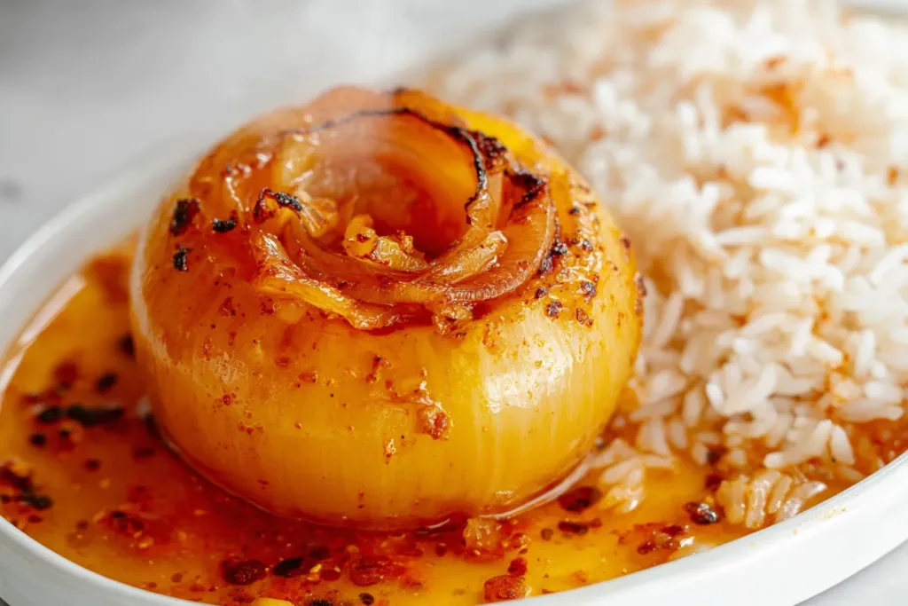 Delicious Onion Boil (Viral TikTok Recipe) Ready to Serve