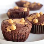 Delicious Peanut Butter Chip Brownie Cupcakes