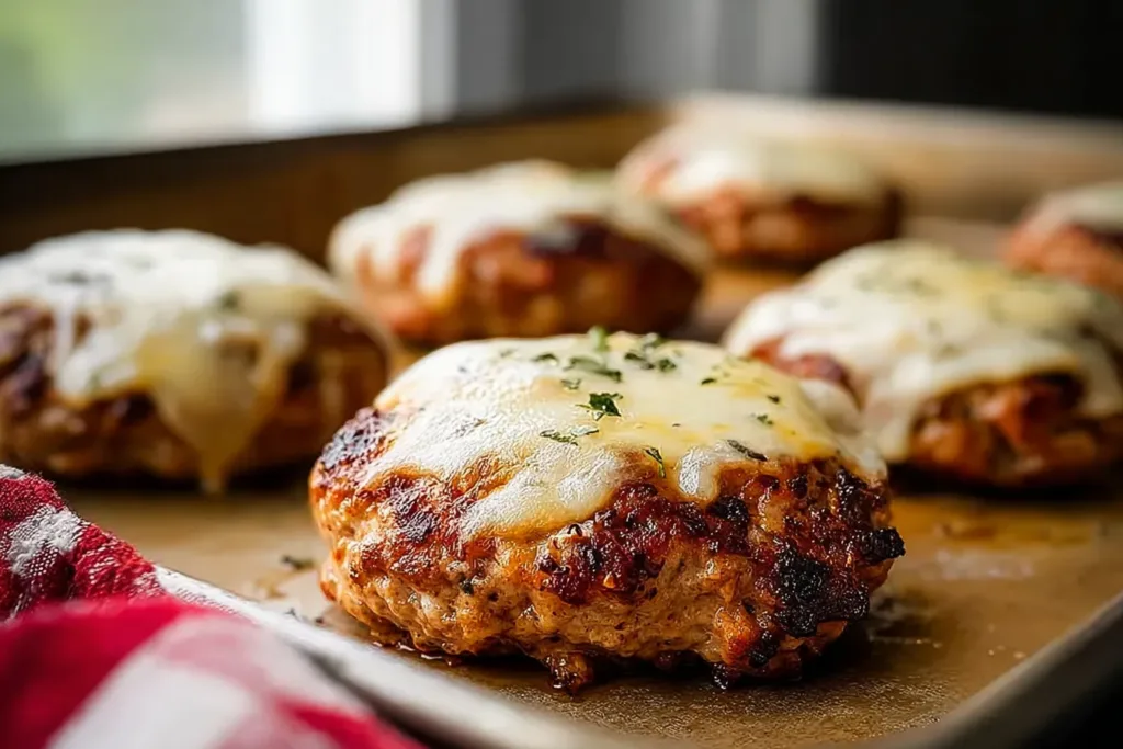Perfect Ground Turkey Burgers Fresh Out of the Oven